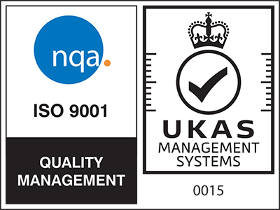 Approved To ISO9001 Engraving